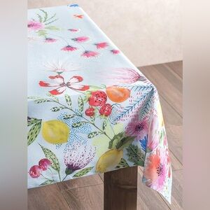 Maison d' Hermine Table Cloth Cotton Decorative Dining Farmhouse Mint 88” x 60”